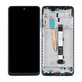 дисплей за Xiaomi Poco X3 NFC, Тъчскрийн и рамка, Cobalt Blue, TFT