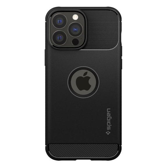Калъф Rugged Armor за iPhone 13 Pro Max, Черно, Black