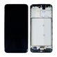 дисплей OLED за Samsung M21 M215F, Тъчскрийн и рамка, черен, Black