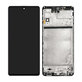 дисплей OLED за Samsung M51 M515F, Тъчскрийн и рамка, Celestial Black