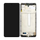 дисплей за Samsung M52 5G M526B, Тъчскрийн и рамка, черен, Black, TFT