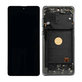Дисплей OLED за Samsung Note 10 Lite N770F, Aura Black, Тъчскрийн с рамка