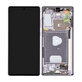 дисплей OLED за Samsung Note 20 N980B, Тъчскрийн и рамка, черен, Black