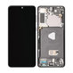 дисплей за Samsung S21 Plus G996B, Тъчскрийн и рамка, Phantom Black, TFT