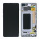 дисплей за Samsung S10 Plus G975F, Тъчскрийн и рамка, Prism Black, TFT