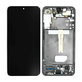 дисплей OLED за Samsung S22 Plus S906B, Тъчскрийн и рамка, Phantom Black