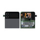 дисплей за Samsung Z Flip 4 F721B, външен, Тъчскрийн и рамка, GH97-27947A, Graphite, Genuine Service Pack