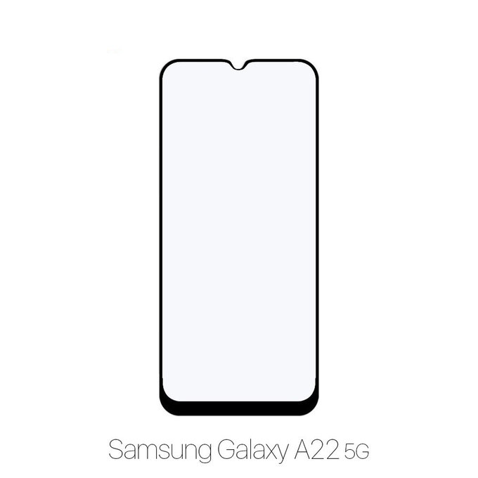 Закалено стъкло FullCover за Samsung A22 5G, FixPremium