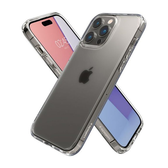 Калъф Ultra Hybrid за iPhone 14 Pro, мразовито прозрачен, Frost Clear