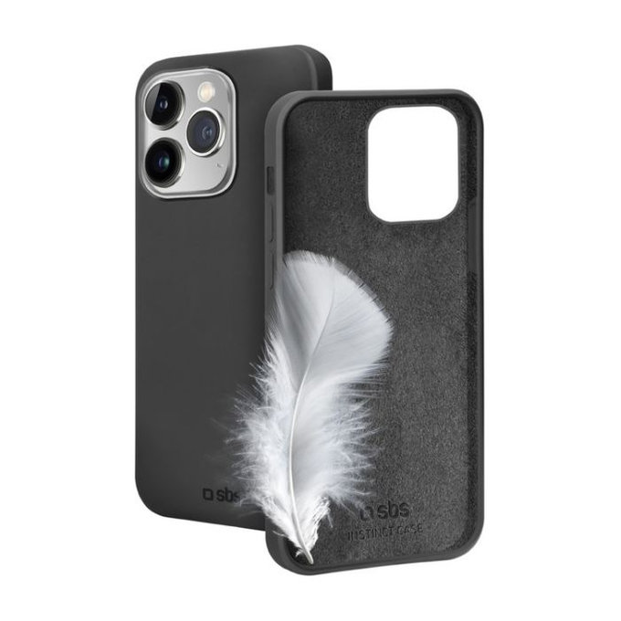 Калъф Instinct за iPhone 14 Pro, Черно, Black