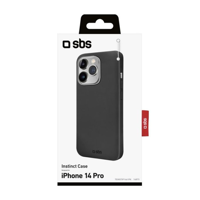 Калъф Instinct за iPhone 14 Pro, Черно, Black