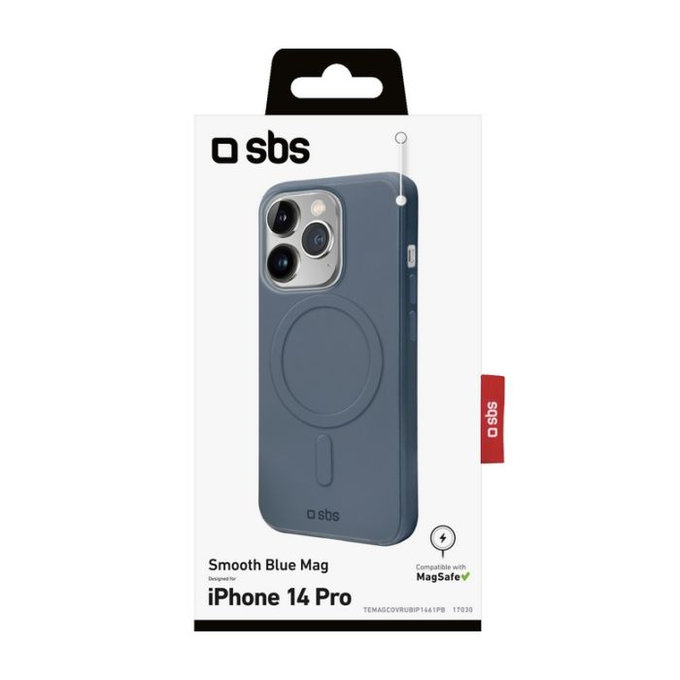 Калъф Smooth Mag с MagSafe за iPhone 14 Pro, Синьо, Blue