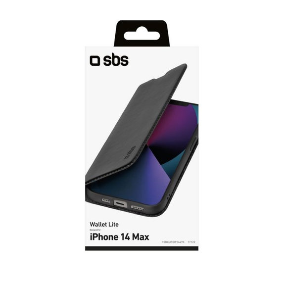 Калъф Book Wallet Lite за iPhone 14 Plus, Черно, Black