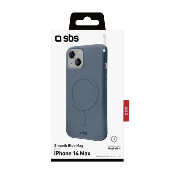 Калъф Smooth Mag с MagSafe за iPhone 14 Plus, Синьо, Blue