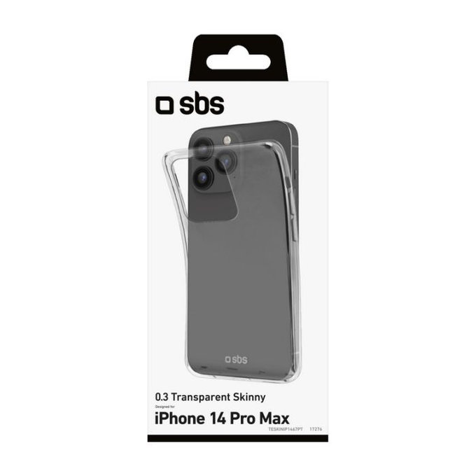 Тънък калъф за iPhone 14 Pro Max, Прозрачен, Transparent
