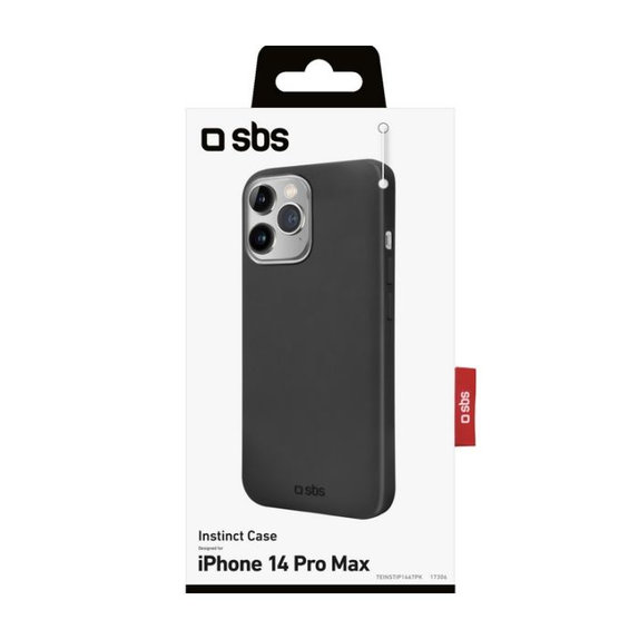 Калъф Instinct за iPhone 14 Pro Max, Черно, Black