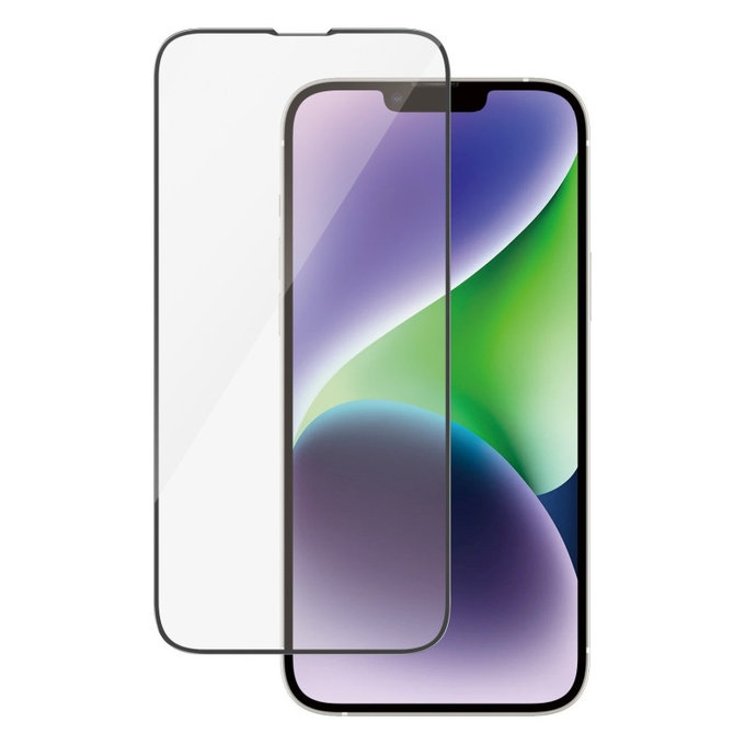 Закалено стъкло UWF AB с апликатор за iPhone 14 Plus/13 Pro Max, Черно, PanzerGlass
