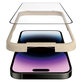 Закалено стъкло UWF Anti-Reflective AB с апликатор за iPhone 14 Pro Max, Черно, PanzerGlass