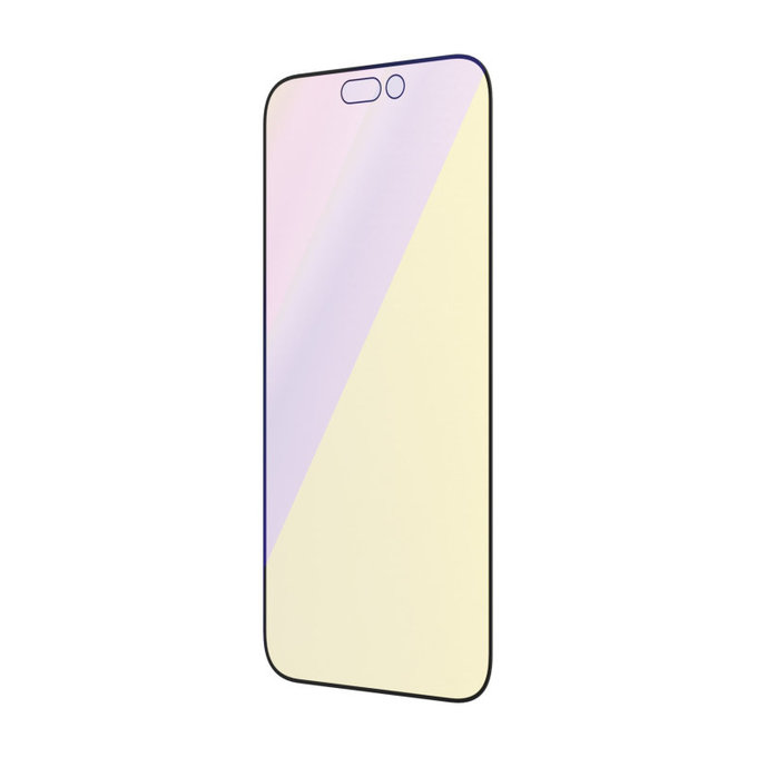 Закалено стъкло UWF Anti-Bluelight AB с апликатор за iPhone 14 Pro, Черно, PanzerGlass