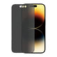 Закалено стъкло UWF Privacy AB с апликатор за iPhone 14 Pro, Черно, PanzerGlass