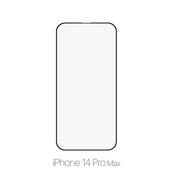 Закалено стъкло FullCover за iPhone 14 Pro Max, FixPremium