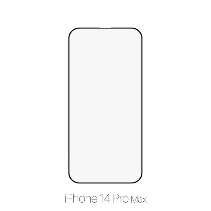 Закалено стъкло FullCover за iPhone 14 Pro Max, FixPremium