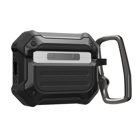 Калъф Unbreakable за AirPods Pro, Черно, Black