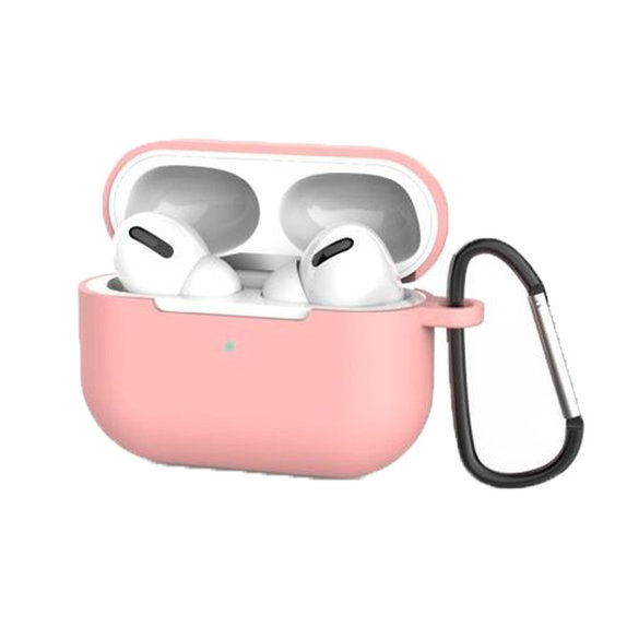 Силиконов калъф за AirPods Pro, Розово, Pink