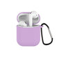 Силиконов калъф за AirPods 1 & 2, Лила, Lila