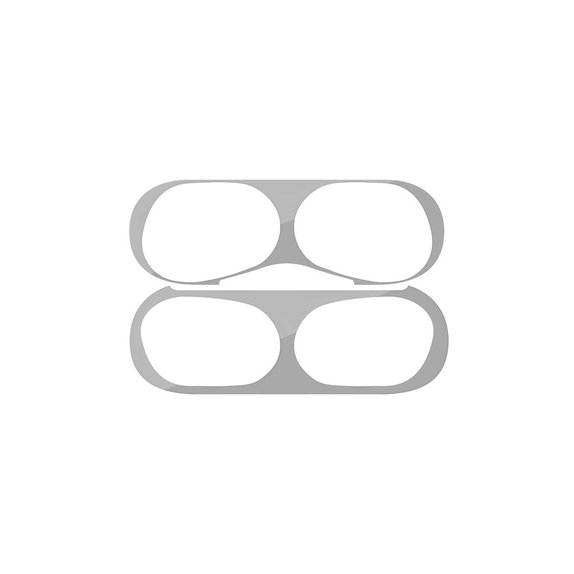 Анти-прах лепенка за AirPods Pro, сребърен, silver, FixPremium
