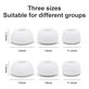 Накрайници за AirPods Pro - комплект 3 бр. (L, M, S), Бял, White, FixPremium