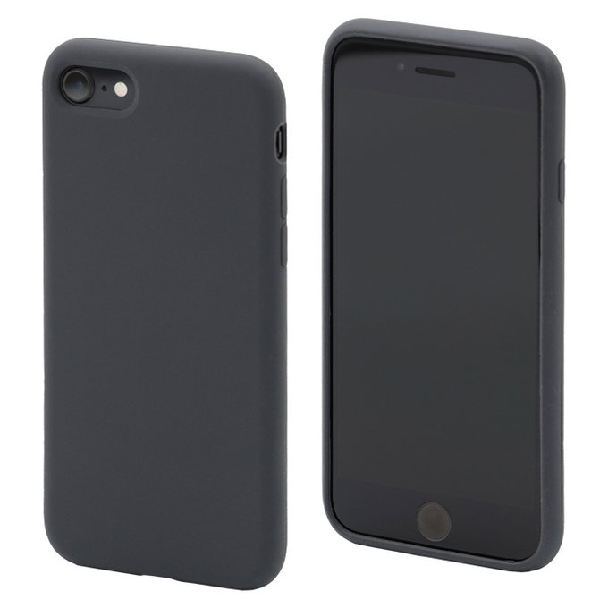 Силиконов калъф за iPhone 7, 8, SE 2020 & SE 2022, Space Grey