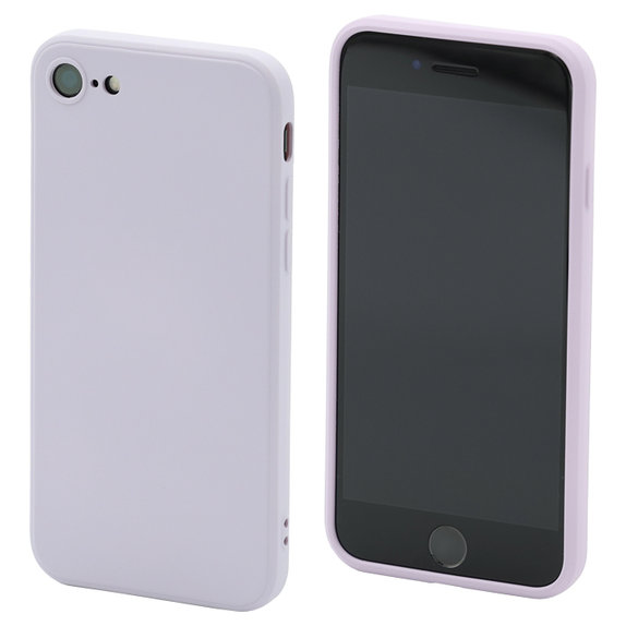 Силиконов калъф за iPhone 7, 8, SE 2020 & SE 2022, Лилаво, Purple