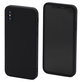 Силиконов калъф за iPhone X & XS, Черно, Black