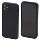 Силиконов калъф за iPhone 11, Черно, Black