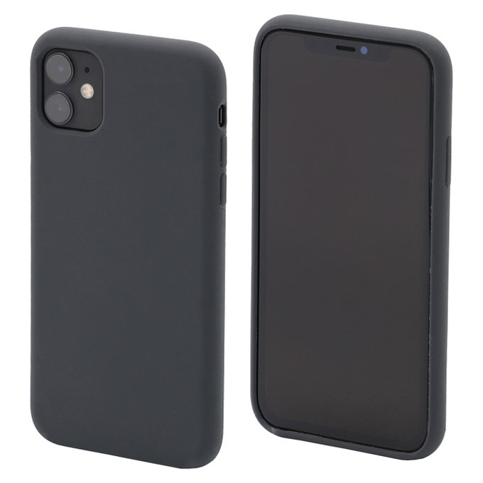 Силиконов калъф за iPhone 11, космическо сиво, Space Grey