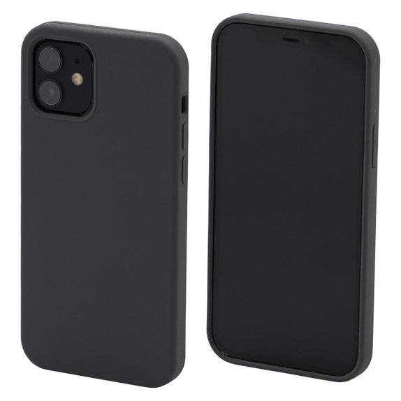 Силиконов калъф за iPhone 12, Space grey
