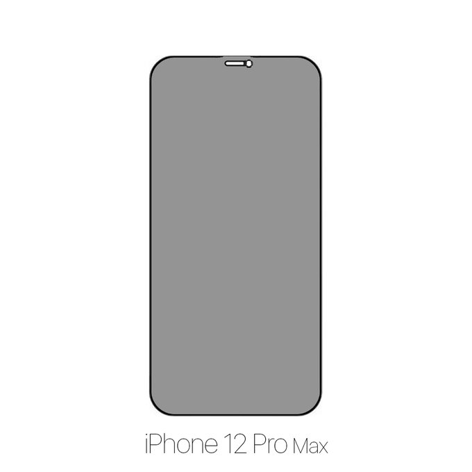 Закалено стъкло Privacy Anti-Spy за iPhone 12 Pro Max, FixPremium