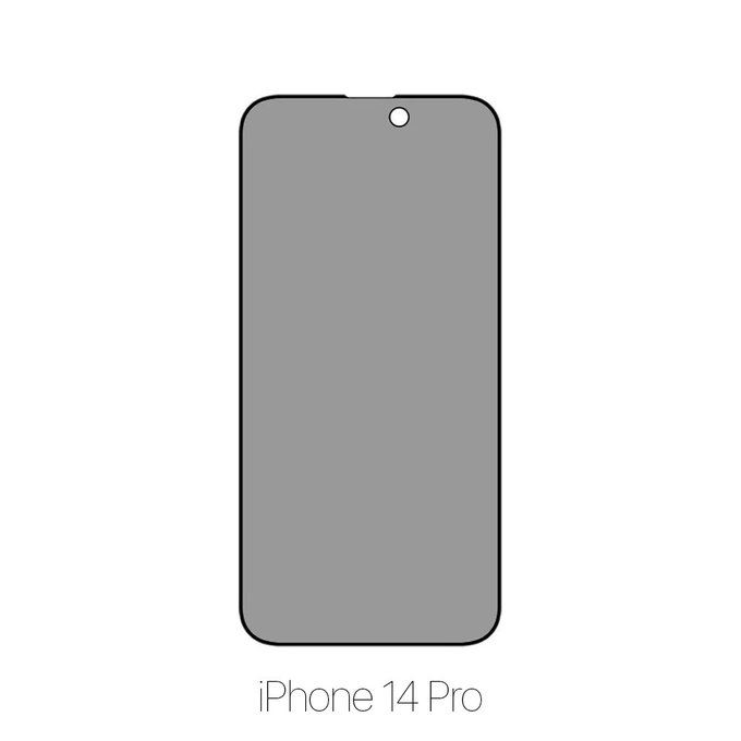 Закалено стъкло Privacy Anti-Spy за iPhone 14 Pro, FixPremium