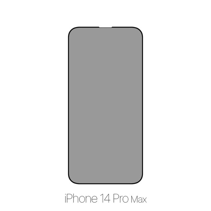 Закалено стъкло Privacy Anti-Spy за iPhone 14 Pro Max, FixPremium