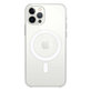 Силиконов калъф с MagSafe за iPhone 12 & 12 Pro, Прозрачен, Transparent