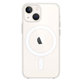 Силиконов калъф с MagSafe за iPhone 13 mini, Прозрачен, Transparent
