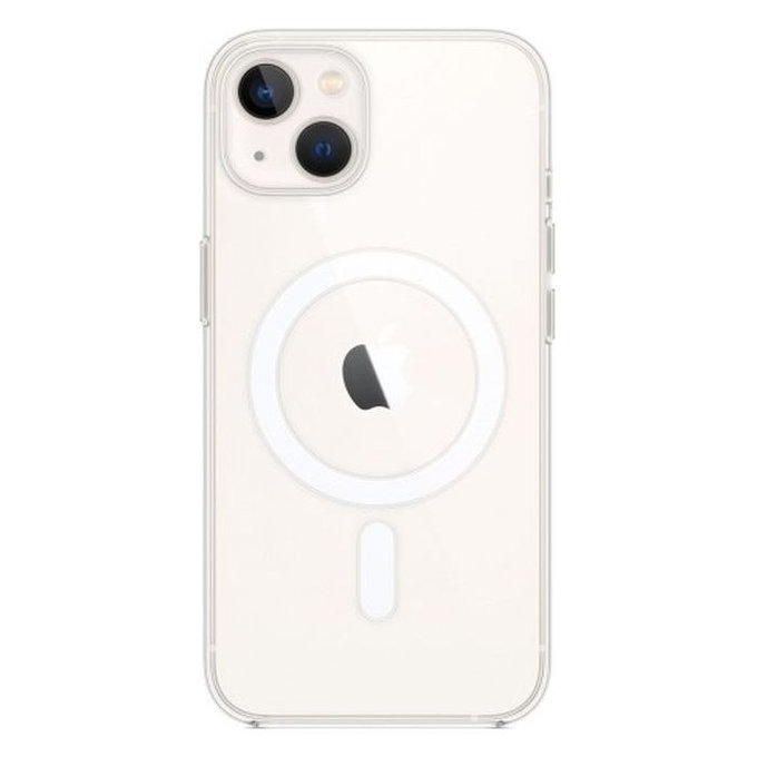 Силиконов калъф с MagSafe за iPhone 13 & 14, Прозрачен, Transparent