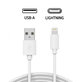 Lightning / USB кабел, 2m, MD819ZM/A, Bulk, Apple
