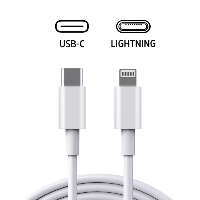 Lightning / USB-C кабел, 1m, MX0K2ZM/A, Bulk, Apple
