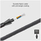 USB-C / USB-C кабел с LCD и PowerDelivery 100W, 1m, Черно, Black, SBS