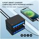 USB зарядна станция с USB 3.0 и USB-C, FixPremium