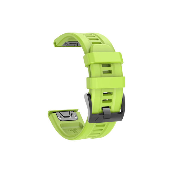 Силиконова каишка за Garmin (QuickFit 22mm), Зелено, Green, FixPremium