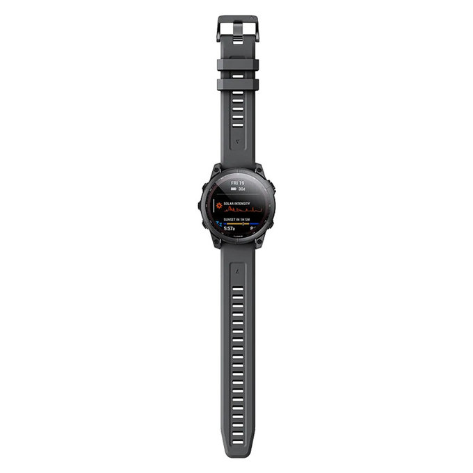 Силиконова каишка за Garmin (QuickFit 22mm), Черно, Black, FixPremium