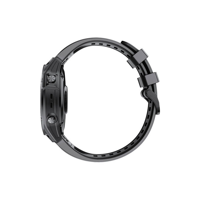Силиконова каишка за Garmin (QuickFit 26mm), Черно, Black, FixPremium